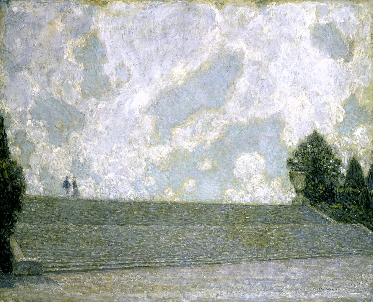 Henri Le Sidaner - Giardini del palazzo di Versailles, Indianapolis Museum of Art